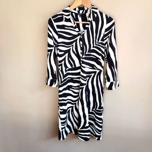 Talbots belted dress